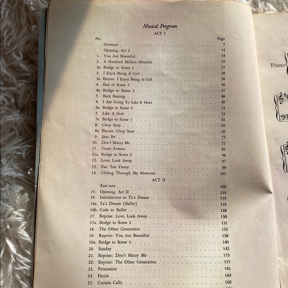 FLOWER DRUM SONG  COMPLETE VOCAL SCORE Rodgers and Hammerstein - Picture 6 of 10